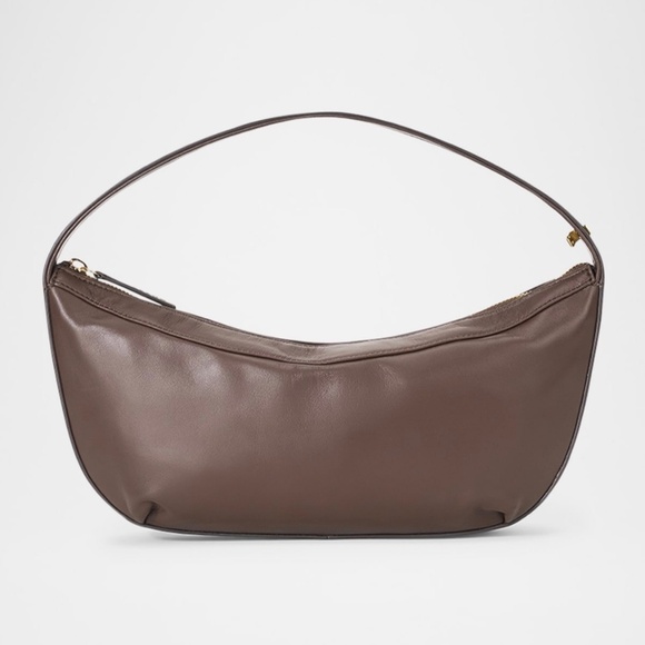 STAUD DEMY Espresso Leather Shoulder Bag - Picture 4 of 13